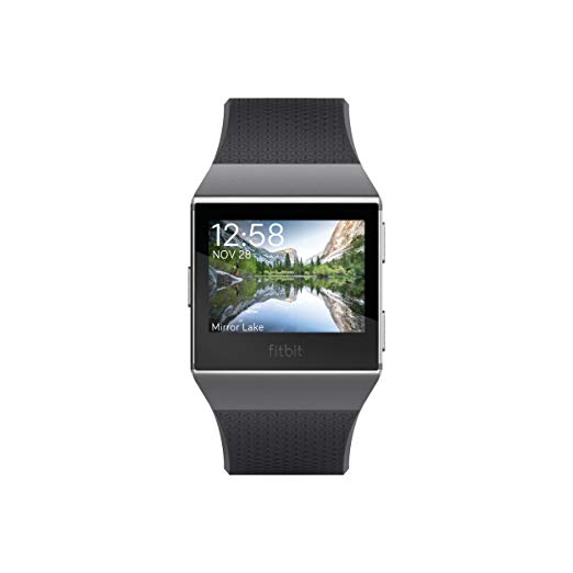 Details about   Fitbit Ionic GPS Smartwatch Heart Rate Tracking Built in GPS Charcoal Smoke Gray 